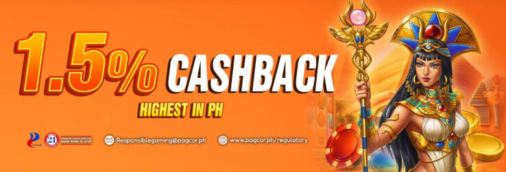 Up to 1.5% Cashback - Highest in PH