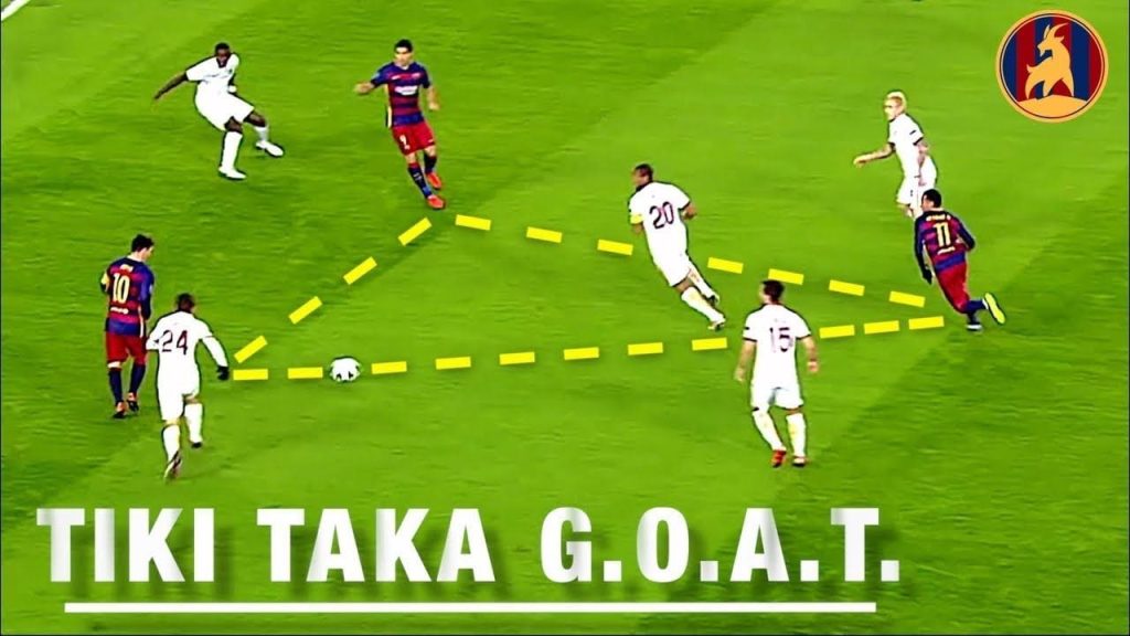 Basic principles when implementing the Tiki-taka strategy