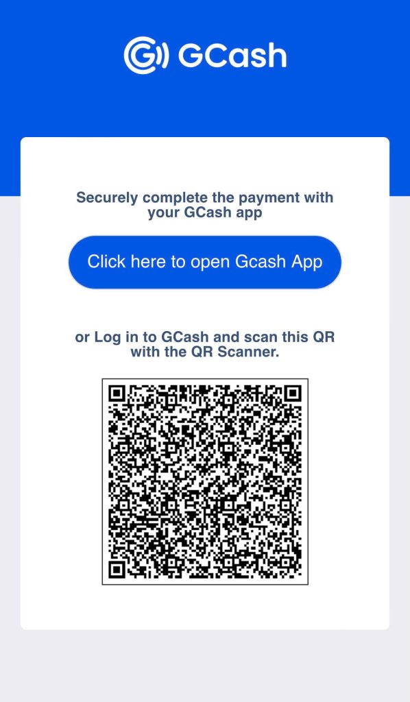 💎 Step 5: Open the GCash e-wallet and scan the QR code to deposit.